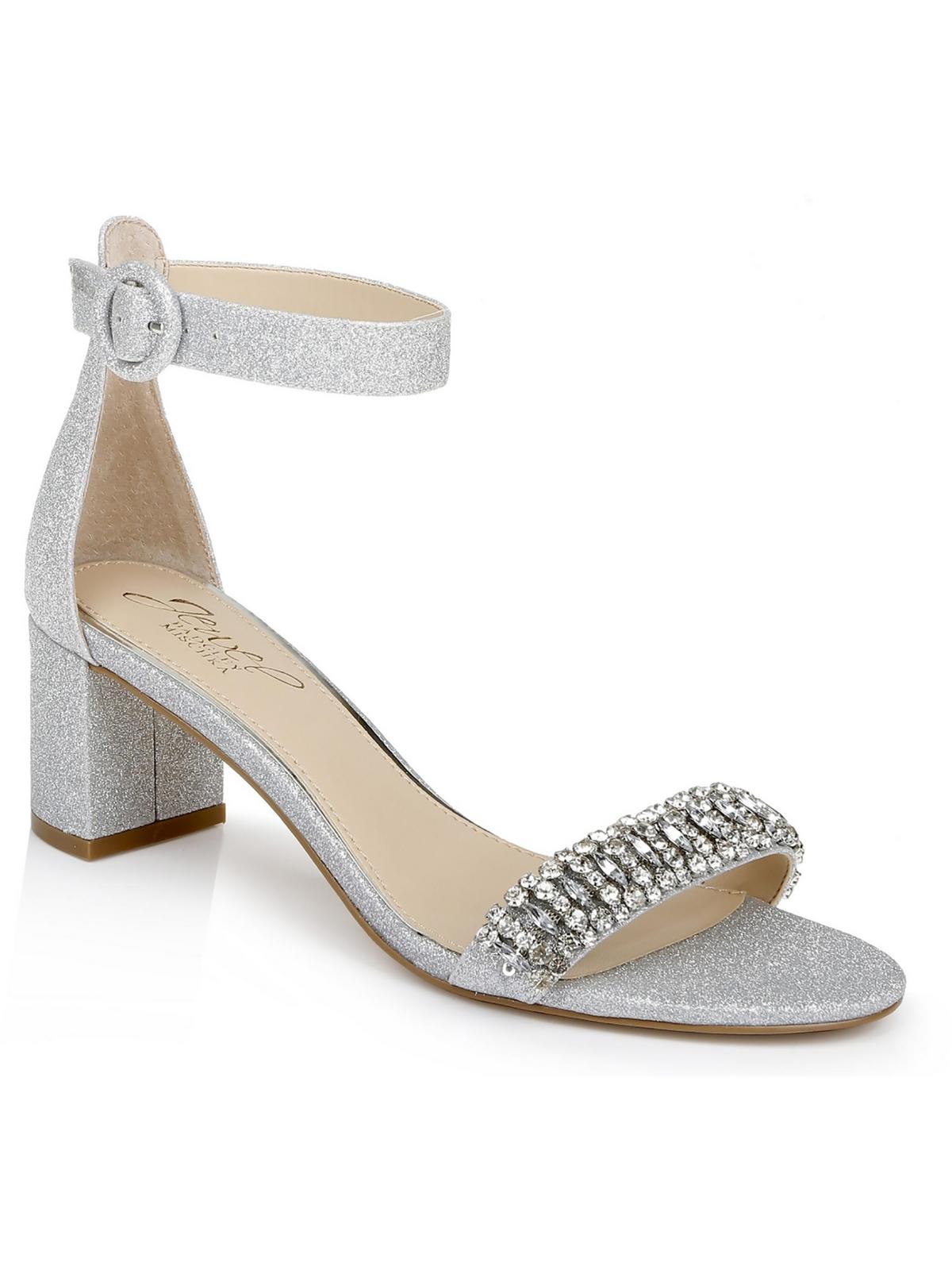 Jewel Badgley Mischka Womens James Padded Insole Ankle Strap
